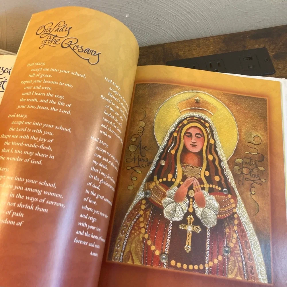 Blessed Art Thou O'Neill McGrath Signed Blessed Virgin Mary African Art Book